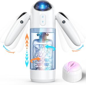 Tasca elettrica giochi maschili Stroker macchine su e giù rotanti spinta Robot portatile automatico uomo masturbazione tazza - Product Image 2