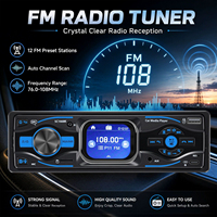 Lecteur MP3 de voiture 2,2 pouces, écran tactile HD, Bluetooth, appels mains libres, égaliseur, radio MP4, lecteur multimédia audio