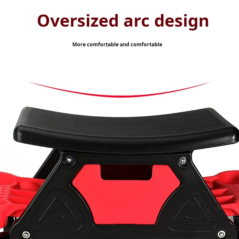 Car Detailing Creeper Seat Heavy Duty Premium Car Repair Tool Stool With Extra Storage Trays