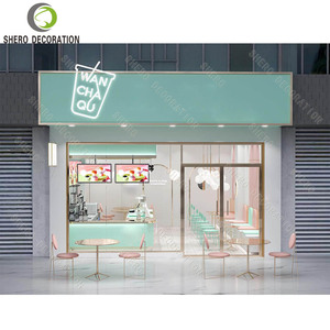 Decorazione per Panetterie e Caffetterie, Logo LED Esterno, Arredamento Elegante, Vetrina Completamente Personalizzabile - Product Image 1