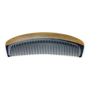 Peine de Madera Artesanal de Sándalo Verde, Peine de Bolsillo para Barba - Product Image 1