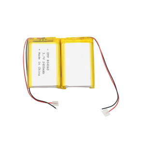 804060 3,7 v 2400 mah lipo battery with protective circuit board - Product Image 3