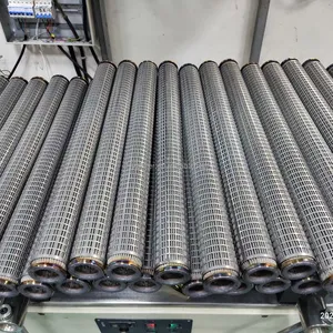 Pet Polymer Tan Lọc Yếu Tố Pleated Kim Loại Lọc Nến Được Sử Dụng Cho Khu Vực Rộng Lớn Màn Hình Liên Tục Changer Nến Lọc - Product Image 1