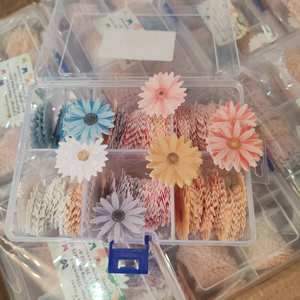 Fiori Commestibili in Carta Wafer per Decorazione Torte in Confezione, Decorazione per Pasticceria e Compleanni con Imballaggio Alimentare - Product Image 1