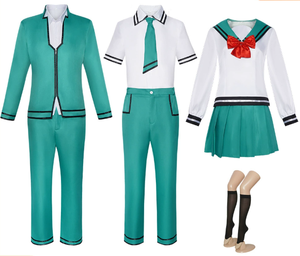 Saiki <span class=keywords><strong>Kusuo</strong></span> No Psi Nan, la Vida Disastrosa, Uniforme de K.-Nan, Disfraz de Halloween, Pelucas de Pelo Sintético, Pasadores para el Cabello, <span class=keywords><strong>Anime</strong></span> - Product Image 1