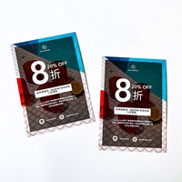 Offre Spéciale 300GSM Papier couché Impression offset Découpe Publicité Brochure Flyers Logo personnalisé Cartes pliées pour les voeux d'affaires