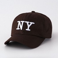 Gorra de Béisbol con Protección Solar, Diseño de Hojas, Gran Circunferencia, Casual, Bordado 3D de NY, Deportiva, para Uso Diario, Gorra con Visera para Adultos