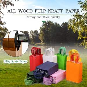 Sac de shopping de mariage en papier kraft épais avec poignée, vente chaude en usine - Product Image 6