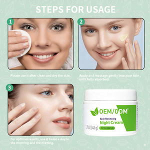 OEM Korean 48g Essential Ceramide <strong>Skin</strong> Renewing Night Cream Repairing <strong>Moisturising</strong> <strong>for</strong> Women and <strong>Men</strong> Cruelty Free - Product Image 5