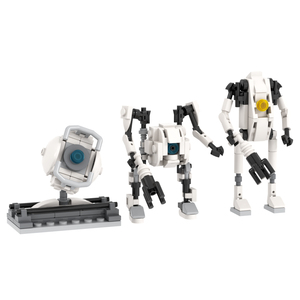 MOC1663 157 pz portale 2 Robot regali Mini Diy blocchi di costruzione set educativi per bambini - Product Image 2