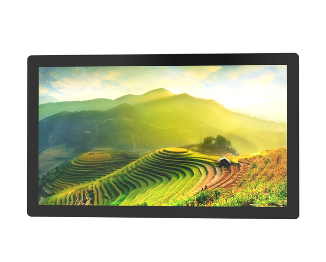 IP67 Wall Mount Display Monitor Windows Panel Sunlight Readable Touch Screen Waterproof 18.5 21.5 27 Inch Industrial Panel PC