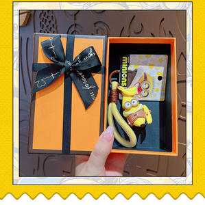 Porte-clés Hecion Nouvelle Collection, Porte-clés Anime 4 Couleurs, Porte-clés Créatif, Dessin Animé, <span class=keywords><strong>Film</strong></span> Anime, Mini Porte-clés Banane <span class=keywords><strong>Minion</strong></span> - Product Image 2