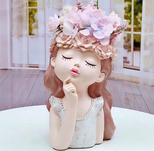 Macetas de <span class=keywords><strong>Cactus</strong></span> de resina para la cabeza, macetas suculentas, bonitas - Product Image 4