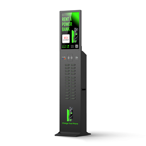 Station de recharge publique 24 emplacements avec écran publicitaire 23,8 pouces, charge rapide 160W, paiement NFC par contact pour gares et centres commerciaux - Product Image 1