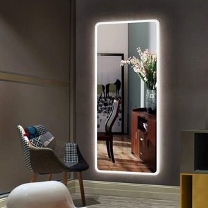 Espejo <span class=keywords><strong>de</strong></span> Maquillaje LED Digital para Barbería, Espejo Decorativo <span class=keywords><strong>de</strong></span> Cuerpo Entero, Espejo <span class=keywords><strong>de</strong></span> <span class=keywords><strong>Baño</strong></span> Inteligente Personalizado <span class=keywords><strong>con</strong></span> <span class=keywords><strong>Luz</strong></span> Iluminada - Product Image 6