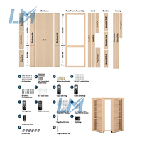Personnalisé Autre Caché Secret Étagère Porte Charnière Invisible Panic Room Murphy Bibliothèque Porte Cachée Porte
