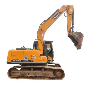 High Quality Used SANY SY155C 15.5TON Excavator Ten Year Manufacturer Large Original Machine on Sale