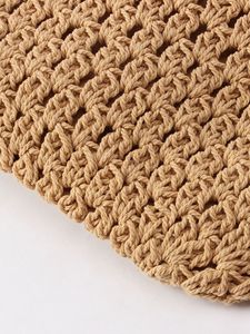 A Generation of Large-capacity Woven Bag Seaside Vacation Daily Leisure Photo Fashion Ladies Bag Spring Soft Tanjing - Product Image 4