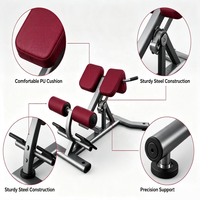 Banc de musculation robuste en acier pour l'extension dorsale, équipement de fitness commercial, machine d'entraînement du bas du dos pour la salle de sport et l'entraînement à domicile