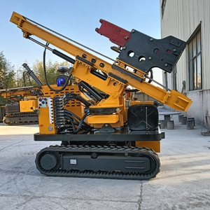Mini-rampe à pieux avec fonction de forage DTH et de pieux à vis pour clôtures ferroviaires HXR3 – Prix usine - Product Image 5