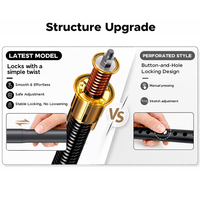 ARODDY 800K Tringle à rideau réglable robuste sans perçage 32 mm 120-240 cm en acier au carbone Vente en gros OEM B2B
