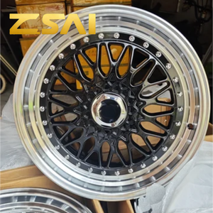 Jantes en alliage d'aluminium multi-rayons de 19, 20 et 22 pouces, 2 pièces, <span class=keywords><strong>4x100</strong></span>, 5x120, jantes personnalisées pour voitures <span class=keywords><strong>BBS</strong></span>, Audi, Golf, JDM - Product Image 5