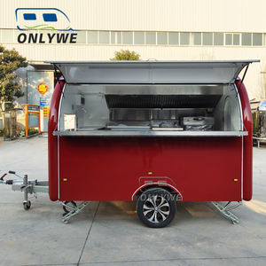 <span class=keywords><strong>ONLYWE</strong></span> Camion de nourriture mobile entièrement équipé Camion de nourriture à crêpes Concession Remorque avec extension Petit chariot de nourriture d'entreprise - Product Image 2