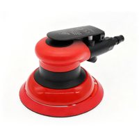 Lijadora Orbital Neumática de Palma de 5 Pulgadas y 15000 RPM para Madera y Metal, Pulidora de Aire para Carrocería de Automóvil, Máquina de Lijado con Gancho y Bucle