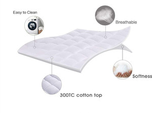 Bán buôn chần Nệm Pad Bìa túi sâu mềm xuống thay thế điền Nệm Topper - Product Image 5