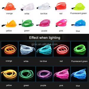 Car <b>Light</b> <b>Accessories</b> 5M EL Car Cold <b>Light</b> Ambience LED RGB Neon Interior Strip Car Atmosphere <b>Light</b> - Product Image 6