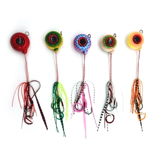 Nuovo Jig da Pesca OEM 40g-200g con Testa in Piombo Rotonda a Forma di Occhio di Pesce 3D, <span class=keywords><strong>Esca</strong></span> ad Alta Realismo <span class=keywords><strong>per</strong></span> Pesca in Acqua Salata, Snapper, Inchiku Jigging - Product Image 1
