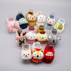 Chaussettes anti-dérapantes pour nouveau-né, dessin animé, garçons et filles, chaussettes de bateau pour bébé, chaussettes mignonnes pour enfants - Product Image 2