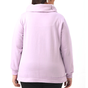 Sudaderas casuales con cremallera para mujer, sudadera con cremallera completa, logotipo y talla personalizados, sudaderas transpirables para mujer a bajo precio, personalizadas - Product Image 2
