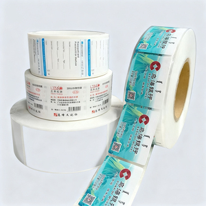 Factory Sale Customizable Logo Design PET Self Adhesive Paper <strong>Label</strong> <strong>Roll</strong>-shaped <strong>Label</strong> for Bottle and Bags - Product Image 3