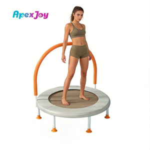 Trampolín de Fitness para Niños con Red de Seguridad, Barandilla, Material PP Resistente de 36 Pulgadas para Uso en Interiores, Equipo de Ejercicio Unisex - Product Image 1