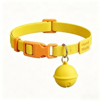 Traceur GPS pour animaux de compagnie, collier anti-perte avec clochette discrète, localisateur de sécurité léger compatible avec Find My et Find Hub