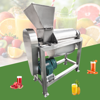 Machine industrielle de fabrication de jus de fruits, presse à froid spirale, extracteur de jus de kiwi, mangue, pomme, ananas avec broyeur