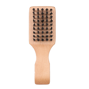 Barber Shop blaireau en <span class=keywords><strong>bois</strong></span> poils <span class=keywords><strong>de</strong></span> sangliers gros pinceau à barbe noir pour hommes - Product Image 4