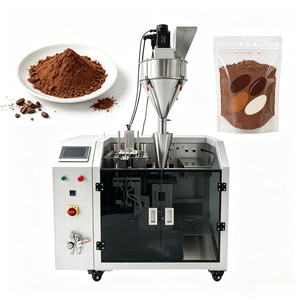 Machine d'emballage automatique de poudre en sachet préformé avec vis sans fin pour farine, lait en poudre, sucre, et sachets Doypack - Product Image 1