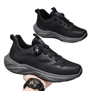 Nouvelles Chaussures de Sport d'Été pour Hommes en Maille avec Bouton Rotatif, Semelle Souple, Amorti et Soutien de la Voûte Plantaire, Ultra-légères, Décontractées pour Étudiants - Product Image 3