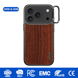 เคสโทรศัพท์ไม้ลายธรรมชาติสุดหรู พร้อมแม่เหล็กป้องกัน ดีไซน์ทันสมัย ฟังก์ชั่นหลากหลาย สำหรับ iPhone 17 Pro - Product Image 1