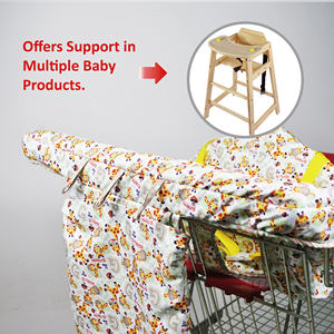 Venta caliente plegable carrito de la compra cubre moda <span class=keywords><strong>silla</strong></span> alta cubierta para bebé 2 en 1 - Product Image 5