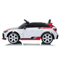 Voiture à pédales pour enfants sous licence, nouveau style, siège unique, batterie 12V, avec audio Bluetooth et lecteur de musique intégré