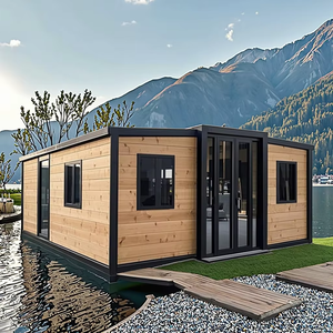 Maison préfabriquée de luxe isolée, extensible, deux chambres, maison préfabriquée pliable pour l'extérieur, <span class=keywords><strong>construction</strong></span> de maison extensible - Product Image 1