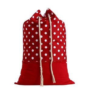 <strong>Wholesale</strong> Sublimation <strong>Christmas</strong> <strong>Gift</strong> Bag Drawstring Printed Polka Dot element <strong>Christmas</strong> Bag - Product Image 1