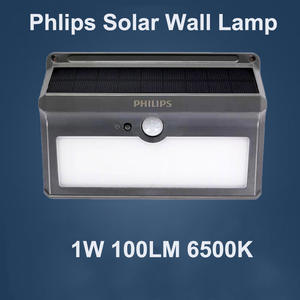 Lampe solaire extérieure étanche <span class=keywords><strong>Philips</strong></span>, éclairage de cour, utilisation domestique, détection de mouvement, passage 50 100 300lm 6500K, applique murale - Product Image 2