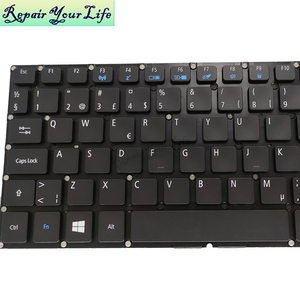 <span class=keywords><strong>Teclado</strong></span> genuino para portátil con retroiluminación sueca SD para Acer Aspire R15 R5-571 R5-571T R5-571TG LV5P_A52BWL NKI151705B NSK-REEBU 0W - Product Image 3