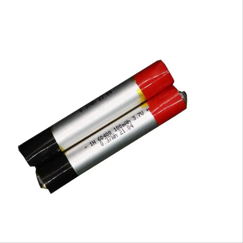 Cylindrical li-ion battery 3.7v 100mah 140mah lipo batteries 60400 70400 68400 08500 08400