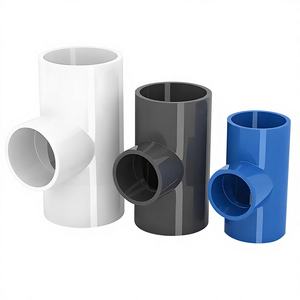 <span class=keywords><strong>PVC</strong></span>メトリック縮小ティーコネクター給水パイプ継手20 25 32 40 50 63 75 90六角頭 - Product Image 5