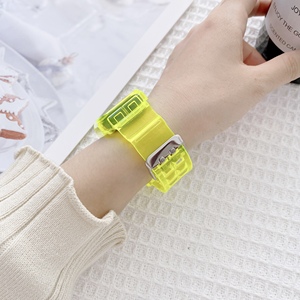 Boîtier de montre universel en TPU de couleur claire avec bracelet de montre adapté à <span class=keywords><strong>Huawei</strong></span> <span class=keywords><strong>Band</strong></span> <span class=keywords><strong>6</strong></span> <span class=keywords><strong>7</strong></span> 8 9 10 - Product Image 4